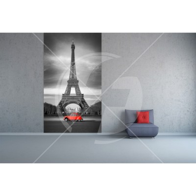 Fototapeta lateksowa 150x260 cm - Paryż, Wieża Eiffla